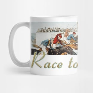 Horse Race to Victory Mug